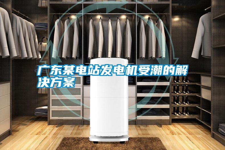 廣東某電站發(fā)電機受潮的解決方案