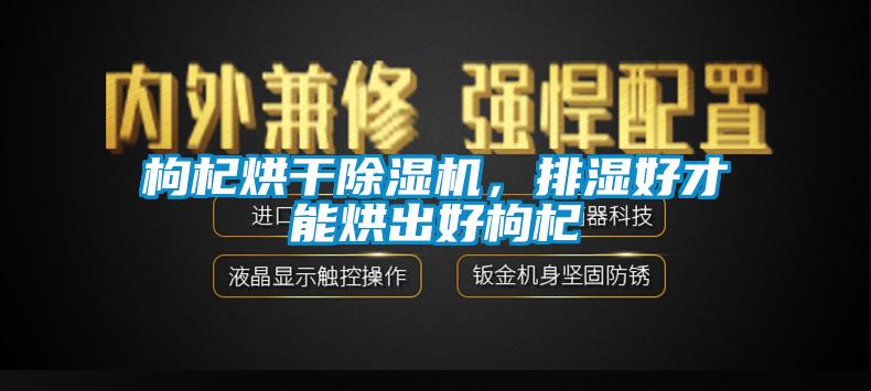 枸杞烘干除濕機，排濕好才能烘出好枸杞