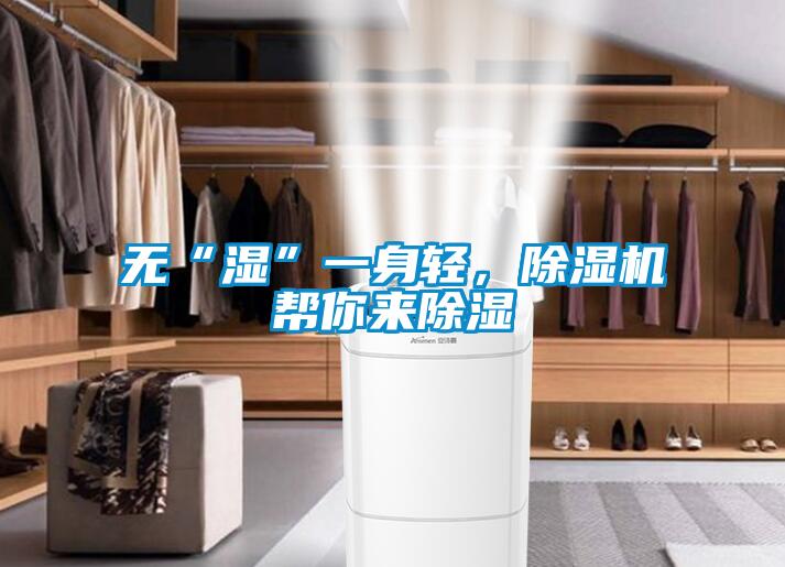 無“濕”一身輕，除濕機幫你來除濕
