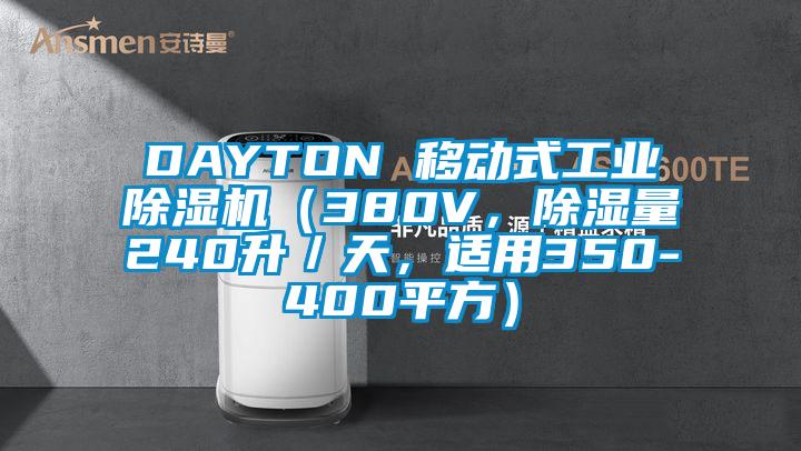 DAYTON 移動式工業(yè)除濕機(jī)(380V,除濕量240升/天,適用350-400平方)