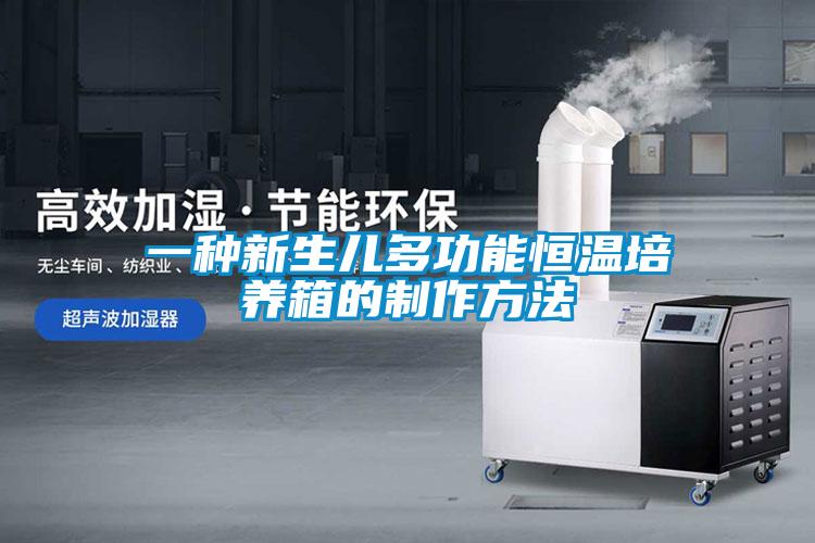 一種新生兒多功能恒溫培養箱的制作方法