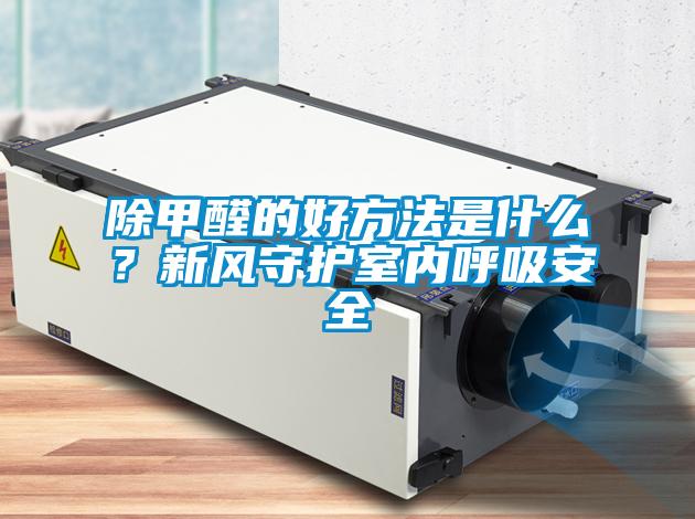 除甲醛的好方法是什么?新風守護室內(nèi)呼吸安全