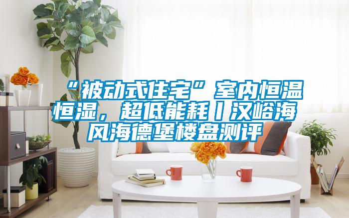 “被動(dòng)式住宅”室內(nèi)恒溫恒濕，超低能耗丨漢峪海風(fēng)海德堡樓盤(pán)測(cè)評(píng)