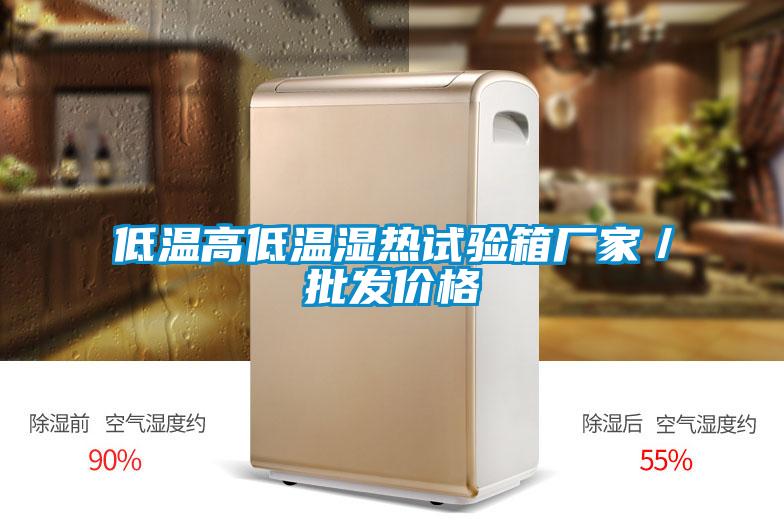 低溫高低溫濕熱試驗箱廠家/批發價格