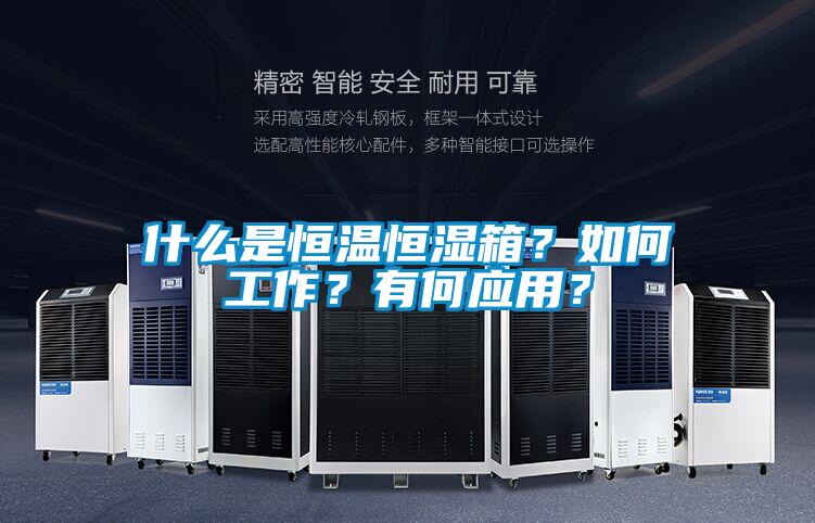 什么是恒溫恒濕箱？如何工作？有何應用？