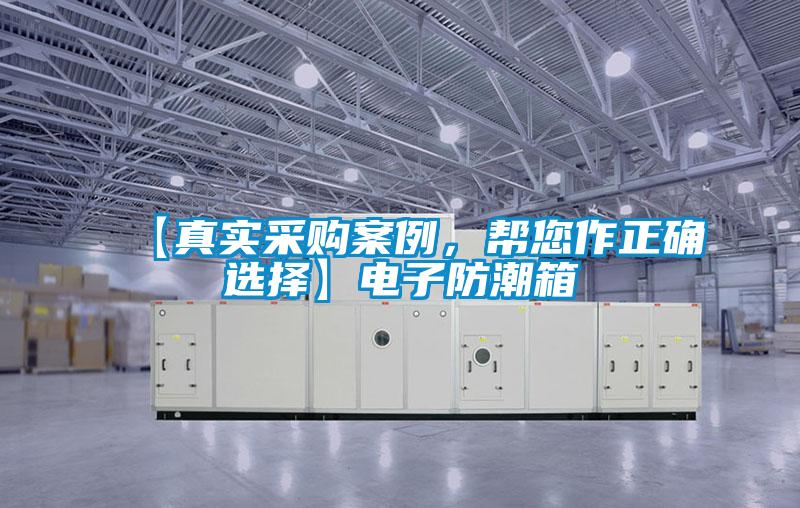 【真實采購案例，幫您作正確選擇】電子防潮箱