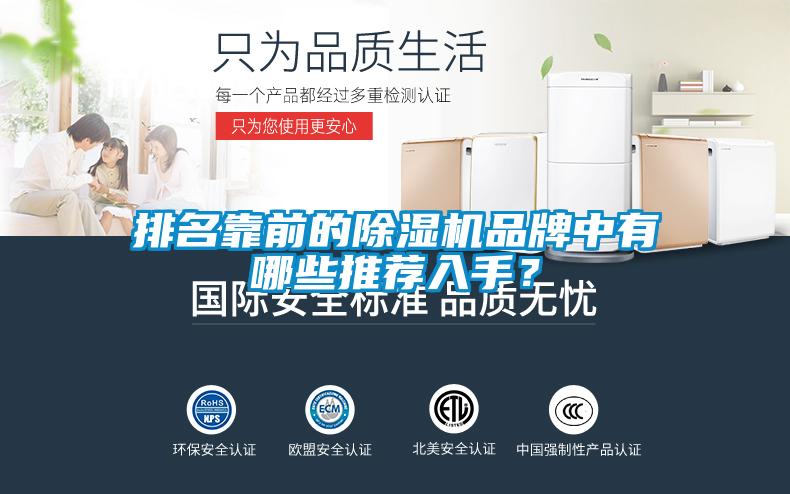 排名靠前的除濕機(jī)品牌中有哪些推薦入手?