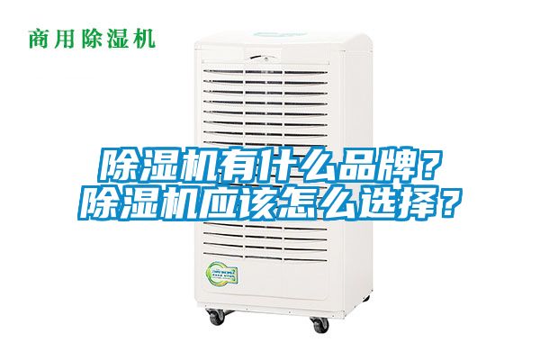 除濕機有什么品牌？除濕機應該怎么選擇？
